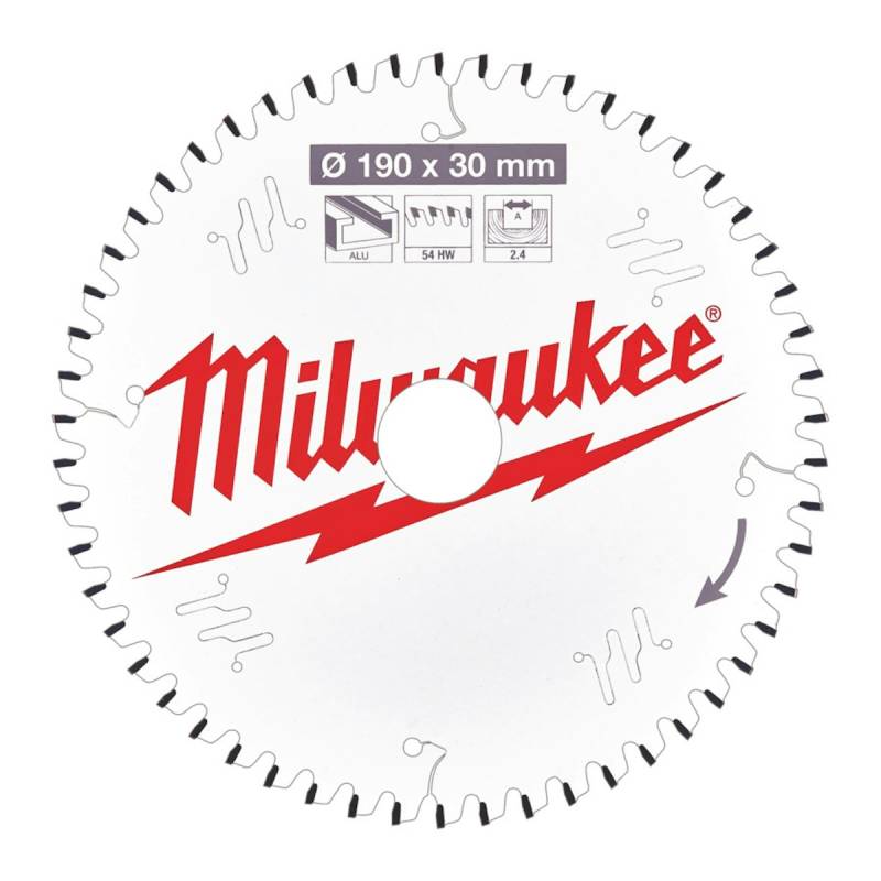 Milwaukee KREISSÄGEBLATT 190/30MM 54Z HOLZ+ALU 4932471303 von Milwaukee