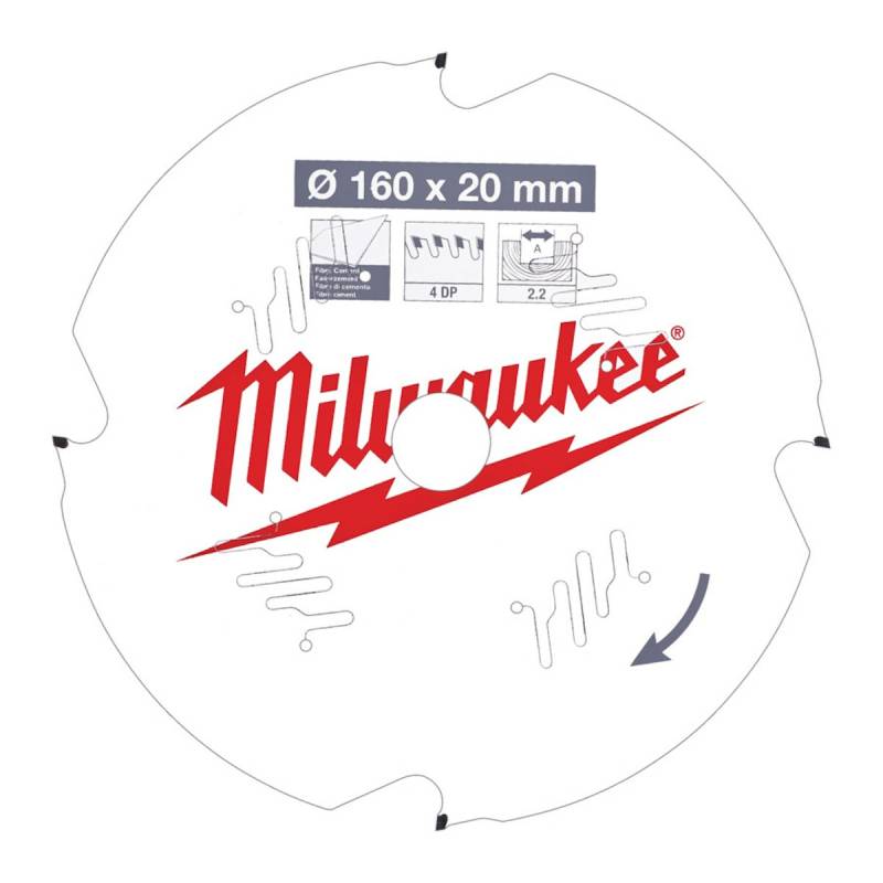 Milwaukee Kreissägeblatt 160/20mm 4Z Diamant 4932471293 von Milwaukee