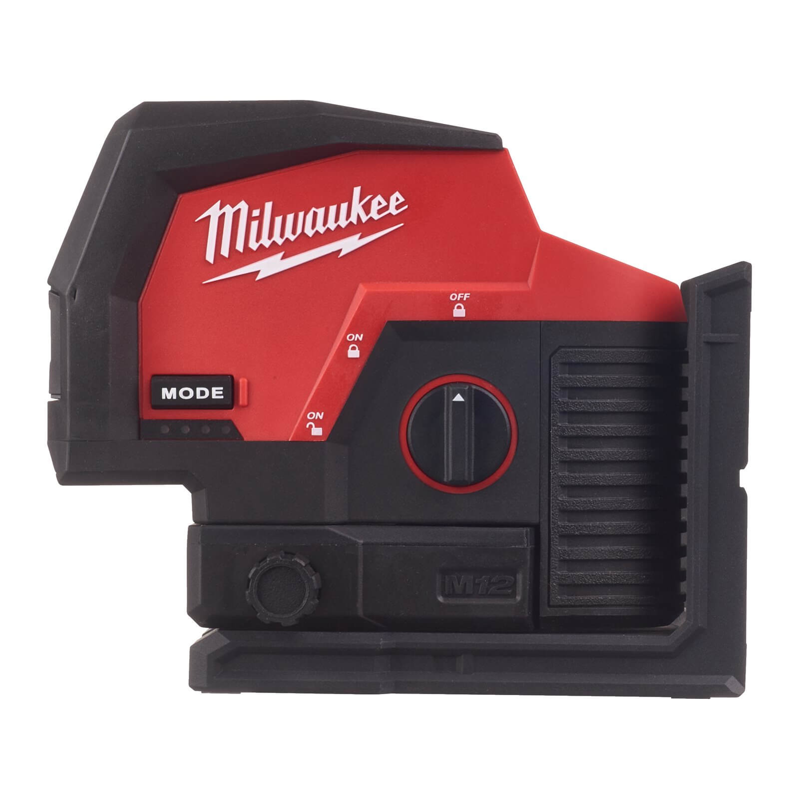 Milwaukee Kreuzlinienlaser mit Lotfunktion M12 CLLP-0C, Nivellierung, Grün, 12V von Milwaukee