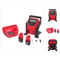 Milwaukee M12 BI-302C Akku Kompressor 12 V + 2x Akku 3,0 Ah + Ladegerät von Milwaukee