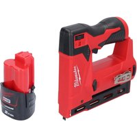 Milwaukee M12 BST-201 Akku Tacker 12 V 6 - 14 mm + 1x Akku 2,0 Ah - ohne Ladegerät von Milwaukee