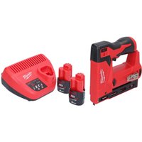 Milwaukee M12 BST-202 Akku Tacker 12 V 6 - 14 mm + 2x Akku 2,0 Ah + Ladegerät von Milwaukee