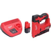 Milwaukee M12 BST-301 Akku Tacker 12 V 6 - 14 mm + 1x Akku 3,0 Ah + Ladegerät Milwaukee M12 BST-301 Akku Tacker 12 V 6 - 14 mm + 1x Akku 3,0 Ah + Ladegerät von Milwaukee