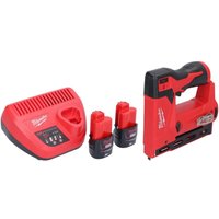 Milwaukee M12 BST-302 Akku Tacker 12 V 6 - 14 mm + 2x Akku 3,0 Ah + Ladegerät Milwaukee M12 BST-302 Akku Tacker 12 V 6 - 14 mm + 2x Akku 3,0 Ah + Ladegerät von Milwaukee
