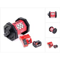 Milwaukee - M18 AL-501C Akku led Flutstrahler mit 1100 Lumen + 1x 5,0 Ah Akku + Universal Ladegerät von Milwaukee