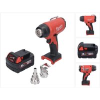 Milwaukee M18 BHG-501 Akku Heißluftgebläse 18 V 470 °C + 1x Akku 5,0 Ah - ohne Ladegerät von Milwaukee