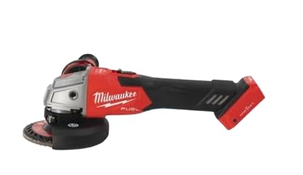 Milwaukee M18 ONEFSAG125XB-0X Akku-Winkelschleifer m. Bremse, Rot,silber,schwarz von Milwaukee