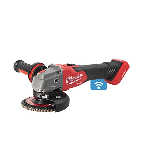 Milwaukee M18 ONEFSAG125XB-0X Akku-Winkelschleifer m. Bremse, Rot,silber,schwarz von Milwaukee