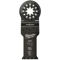 Milwaukee Multitool Starlock Bi-Metall Tauchsägeblatt Multimaterial 28 x 47 mm von Milwaukee