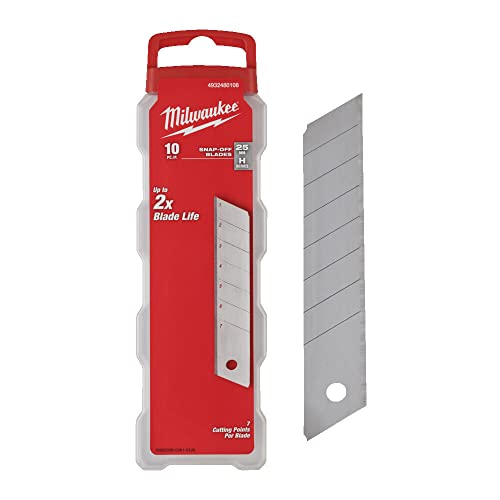 Milwaukee Nachfüllpack für Cuttermesser Abbrechklinge 25 mm von Milwaukee