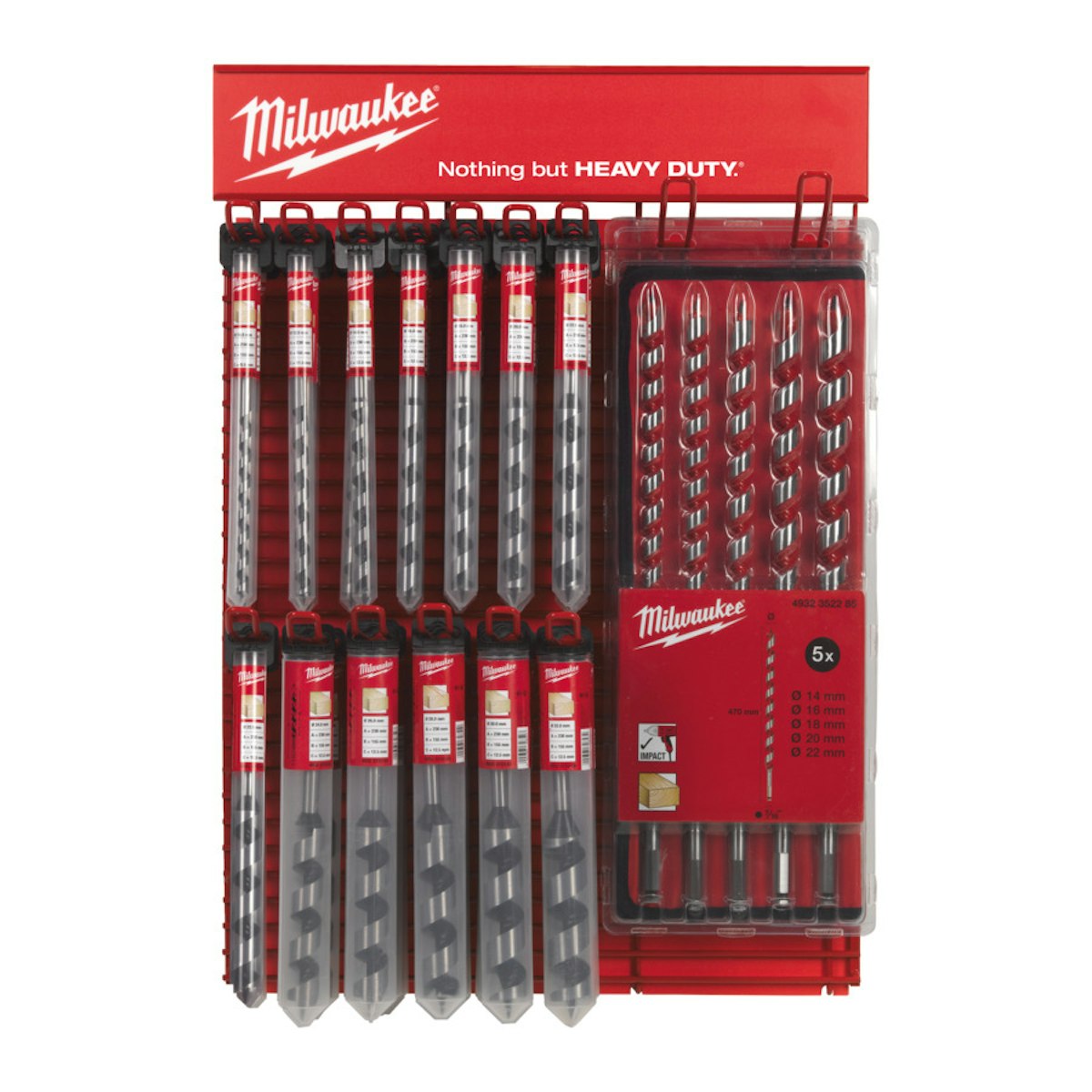 Milwaukee RED RACK HOLZ-SCHLANGENBOHRER SNP 4932352643 von Milwaukee