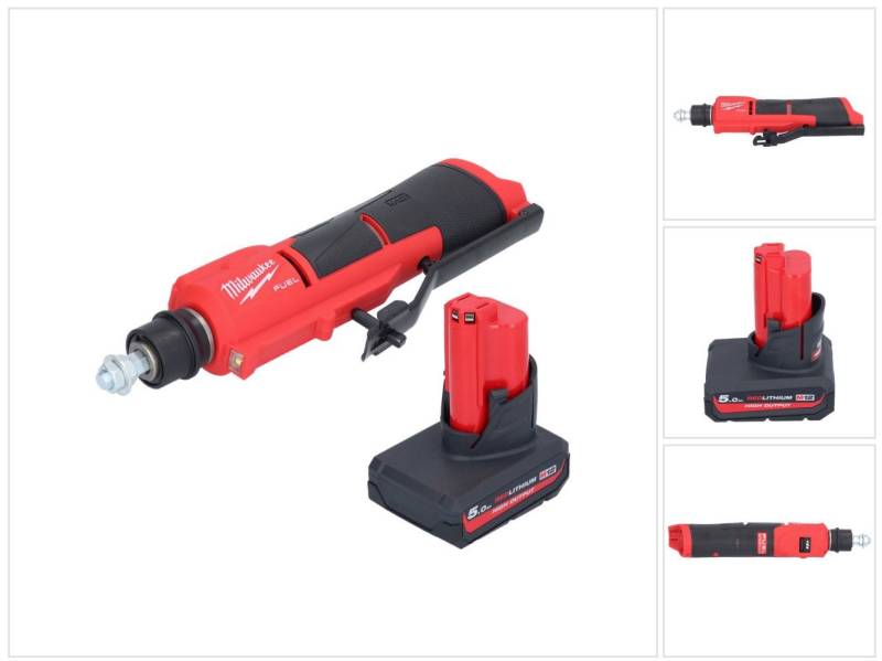 Milwaukee Rundschleifer Milwaukee M12 FTB-501 Akku Reifenaufrauer 12 V 7/16" Hex Brushless + 1 von Milwaukee