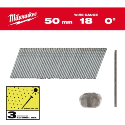 Milwaukee Stauchkopf-Nägel 18G SC3, Edelstahl 50 5000-4932492564 von Milwaukee