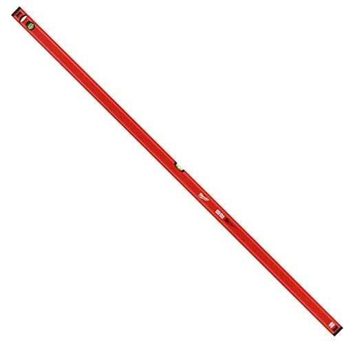 Milwaukee Wasserwaage Slim 180 cm Waage Wasser-Waage, Rot von Milwaukee