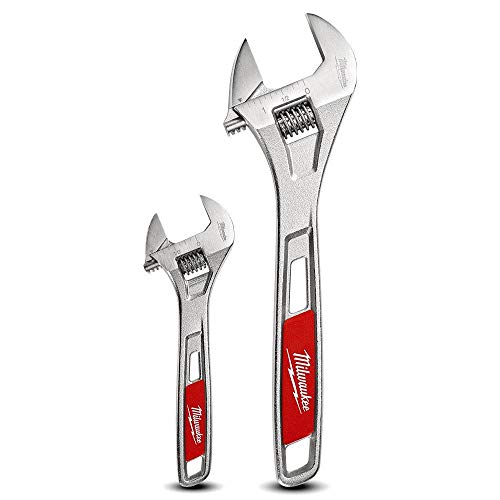 Milwaukee 48227400 6/25,4 cm Rollgabelschlüssel 8524100 Posten ? Silber/Rot von Milwaukee