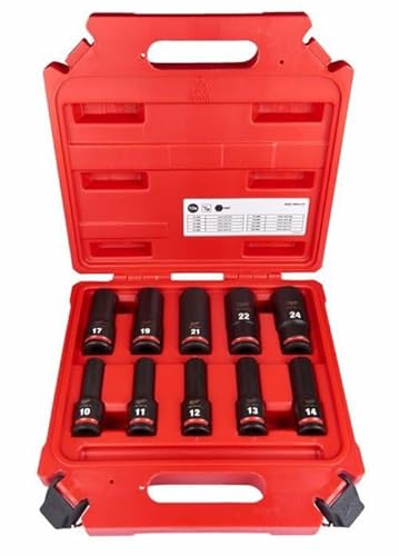 Set von 10 Schockwellen 1/2 Milwaukee - 4932480457 "Sockets von Milwaukee