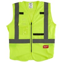 Weste mit hoher Sichtbarkeit gelb Mischgröße l/xl Milwaukee 4932471890 von Milwaukee