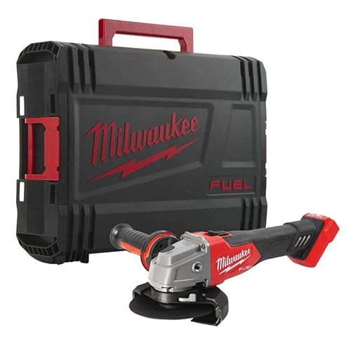 Milwaukeee FSAG125X-0X M18 Fuel Winkelfräser 125 mm mit Schiebeschalter, rot, 0 von Milwaukee