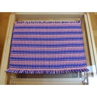 Navy Blau Tischläufer 2 Im Set Blau Wohnkultur Terrakotta Gewebte Tischwäsche Baumwolle Tischdecke Tisch Dekor Hand Gewebt von MimaHandwovens