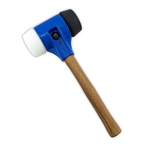 PFLASTERHAMMER PROFI HAMMER PLATTENLEGERHAMMER GUMMIHAMMER 3,2 kg (MBM06-CB) von Mimal