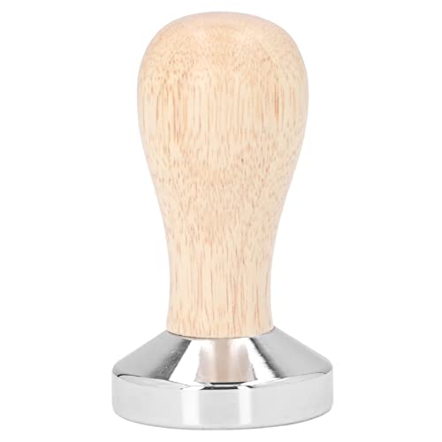Kaffeemanipulation, 49 mm Edelstahl -Espresso -Pressemanipulation mit Holzgriff für Barista Café Kaffeegelände Kaffeemanipulation, 49 mm Edelstahl -Espresso -Pressemanipulation mit Holzgriff für Barista Café Kaffeegelände von Mimdixy
