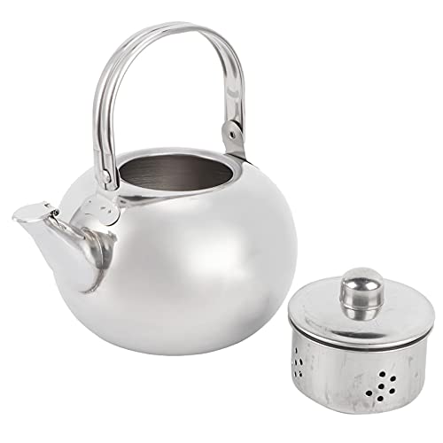 Mimdixy 304 Edelstahl Teekessel, flacher unterer Teakettle Herd Top Tea Topf Wasserkessel mit Filter (Mimdixyxl2lu-11) von Mimdixy