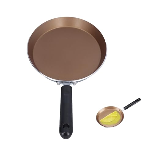 Mimdixy Frying Pan,Egg Frying Pan Nonstick Suitable for Kitchen Induction Hobs,Easy Wash,6in (Gold) von Mimdixy
