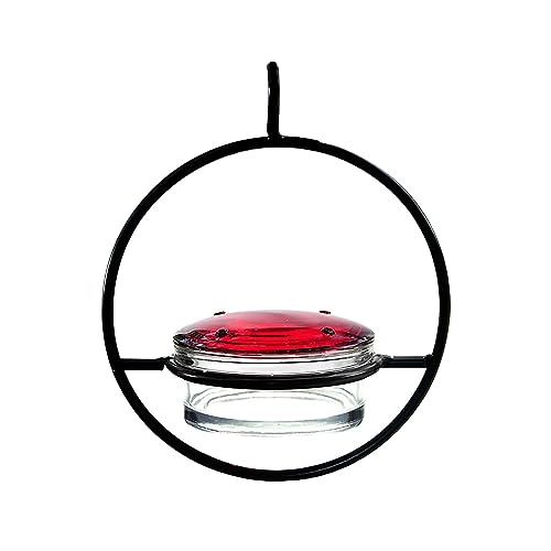Mimdixy Kreisförmiger Hängeband Feeder, Hanging Hummingbird Feeder Summ Bird Feeder für den Garten im Freien im Freien (1pc) von Mimdixy