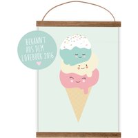 Kunstdruck/Bild "Eis" von MimirellaausLiebe