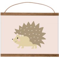 Kunstdruck/Bild "Fräulein Igel" von MimirellaausLiebe