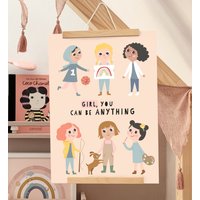 Kunstdruck/Bild "Girl"Kinderzimmer von MimirellaausLiebe
