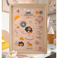 Kunstdruck/Bild "In Mir Steckt So Viel" Natur Affirmation Kinder Postive Bestärkung Starke von MimirellaausLiebe