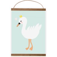 Kunstdruck/Bild "Kleines Schwanenmädchen" von MimirellaausLiebe