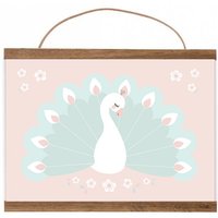 Kunstdruck/Poster "Fräulein Pfau" von MimirellaausLiebe