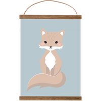 Kunstdruck/Poster "Kleiner Fuchsjunge" von MimirellaausLiebe
