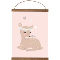 Kunstdruck Kinderzimmer "Kleines Rehmädchen" von MimirellaausLiebe