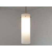 Vintage Röhre Deckenleuchte/Mid Century Modern Leuchte Aus Den 1960Er Jahren Kunststoff Retro Pendellampe von MimisShelf
