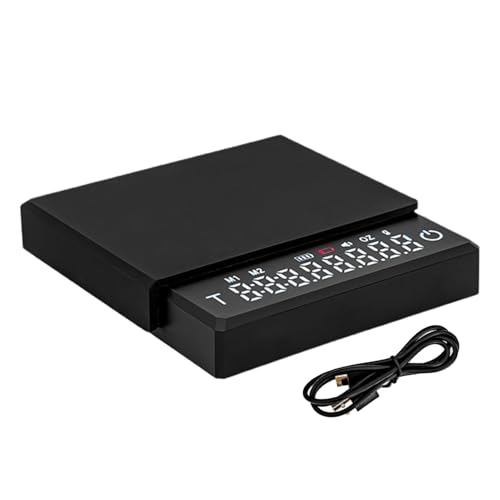 Americano Skala, 0,1 g Präzisions-Kaffeewaage, eingebauter Timer Funktion, Digital für das Brewing Accuracy in Home Kitchen, Schlafen und Brew Shop 3,54 x 3,74 x 0,75 Zoll Americano Skala, 0,1 g Präzisions-Kaffeewaage, eingebauter Timer Funktion, Digital für das Brewing Accuracy in Home Kitchen, Schlafen und Brew Shop 3,54 x 3,74 x 0,75 Zoll von Mimoqk
