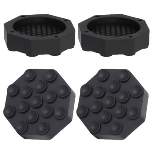 Anti Vibration Pads, Washer Dryer Feet, Shock Absorbing Mat, Noise Cancelling Support, Laundry Appliance Stabilizer, Ideal for Reducing Floor Movement and Machine Noise von Mimoqk