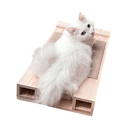 Cat Mating Stool, Short Legged Wooden Mating Scratch Pad, Female Kitten Support System, Boredom Relief Furniture, Indoor Companion for Living Room, Balcony von Mimoqk