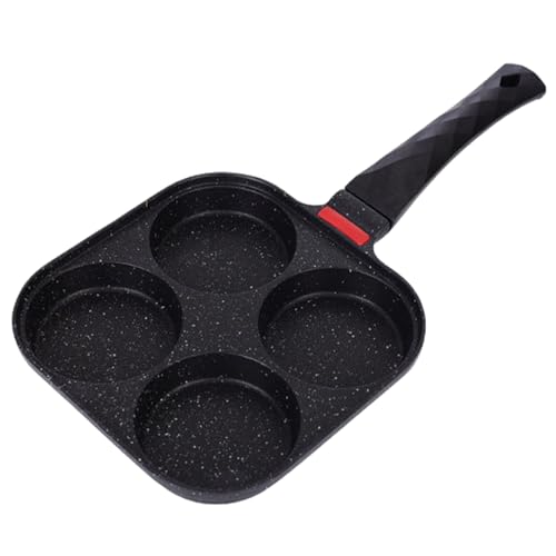 Fried Egg Cooker, 4 Tassen Aluminium Omelet Pan, Nonstick Breakfast Frying Skillet, Heat Insulated Ergonomic Handle, for Stove Top and Induction Cookware Kitchen 17,9 x 14,5 cm Fried Egg Cooker, 4 Tassen Aluminium Omelet Pan, Nonstick Breakfast Frying Skillet, Heat Insulated Ergonomic Handle, for Stove Top and Induction Cookware Kitchen 17,9 x 14,5 cm von Mimoqk