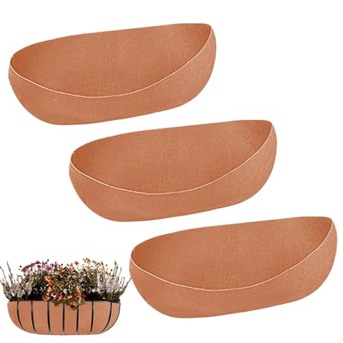 Mimoqk 3-teiliges Filzfutter für Pflanzgefäße – Ersatzeinsatz für Blumentöpfe im Außenbereich, Balkon, Terrasse, Hochbeet, Gewächshaus, , Garten Mimoqk 3-teiliges Filzfutter für Pflanzgefäße – Ersatzeinsatz für Blumentöpfe im Außenbereich, Balkon, Terrasse, Hochbeet, Gewächshaus, , Garten von Mimoqk