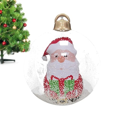 Mimoqk Aufblasbare Weihnachtskugeln | Aufblasbare Weihnachtskugel-Dekoration – wasserdichte Dekoration für Garten Außen Innen Partys von Mimoqk