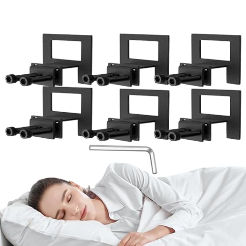 Mimoqk Bed Frame Stopper | Mattress Gripper Strips | Adjustable Bed Holders | Bed Mattress Retainers Sliding Mattress Stopper Bed Frame Mattress Grip Mattress Stoppers for Bed Frames Stabilizers von Mimoqk