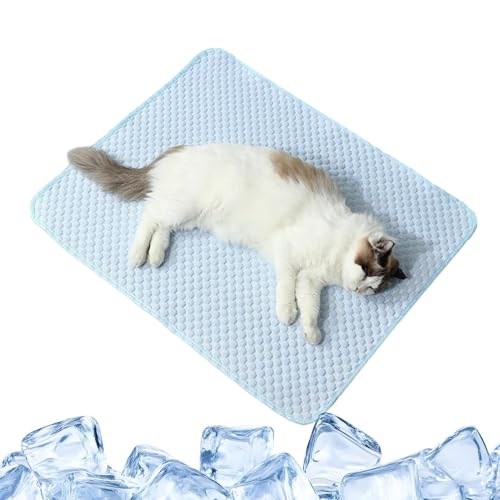 Mimoqk Dog Cooling Mat, Pet Chill Pad for Cats Dogs, Easy Washable Blanket, Portable Lightweight Design, Soft Bed Accessory, for Indoor Home Use with Furry Friends and More von Mimoqk