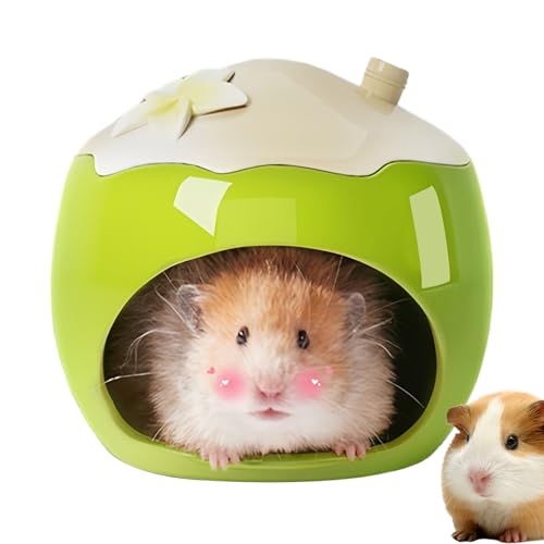 Mimoqk Hamster Haus Bett | Nagertier Sommerhöhle - Fruchtform Kleintierbehausungen Verstecknest Für Lemminge Chinchilla Igel Und Rennmäuse von Mimoqk