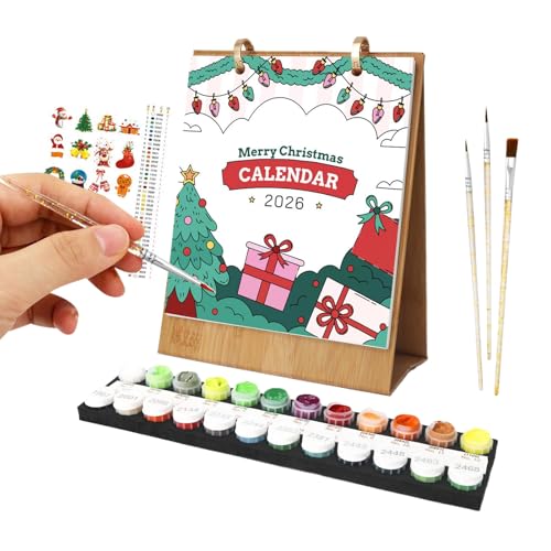Mimoqk Kalender 2026-2026 Mal-Adventskalender Tischkalender | Kunstbedarf Planer Basteln Malen Für Lehrer Schule Jugendliche Kinder Zuhause Familie Mimoqk Kalender 2026-2026 Mal-Adventskalender Tischkalender | Kunstbedarf Planer Basteln Malen Für Lehrer Schule Jugendliche Kinder Zuhause Familie von Mimoqk