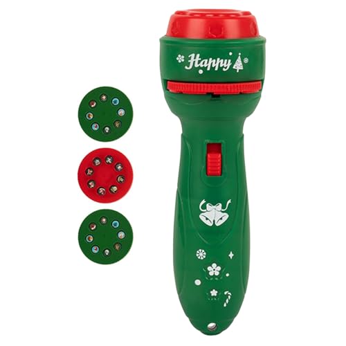 Mimoqk Kinder-Projektor-Taschenlampe mit 24 Mustern, Weihnachts-Taschenlampen für Kinder, Nachtlicht, Schlafenszeit, Projektion für, Mädchen, Urlaub, Party, Gastgeschenke, Zuhause, Kindergarten von Mimoqk