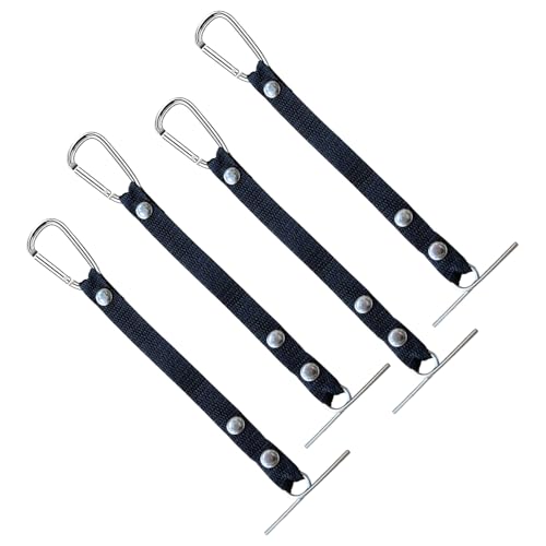 Mimoqk Klebebandhalter | 4 Stücke Polyester Elektroband Kettengurt,Rostfreier Streifen Organizer für Haus Werkstatt Lager Automotive Auto Elektriker von Mimoqk