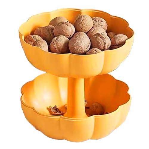 Mimoqk Kürbis-Snack-Tablett, Halloween-Süßigkeitschale, geteiltes Halloween-Bonbon-Tablett, Halloween-Servierbehälter für Obst, Nüsse und Weihnachts-Snacks Mimoqk Kürbis-Snack-Tablett, Halloween-Süßigkeitschale, geteiltes Halloween-Bonbon-Tablett, Halloween-Servierbehälter für Obst, Nüsse und Weihnachts-Snacks von Mimoqk